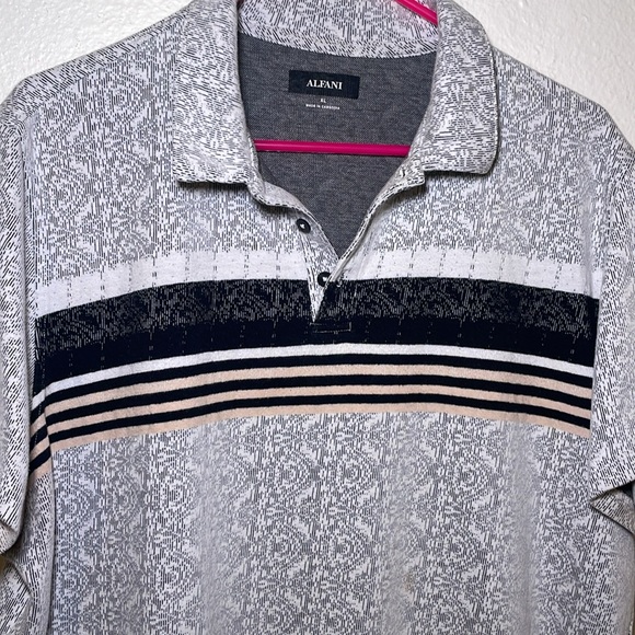 ALFANI BUTTON UP DRESS SHIRT - Picture 3 of 6